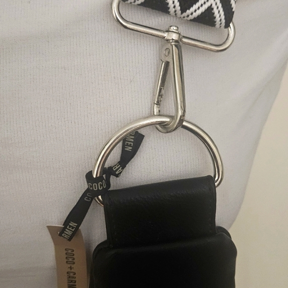 New W Tags Coco & Carmen Rhea Sling Bag/ Crossbody Leather Handbag Detach Strap - Picture 4 of 10